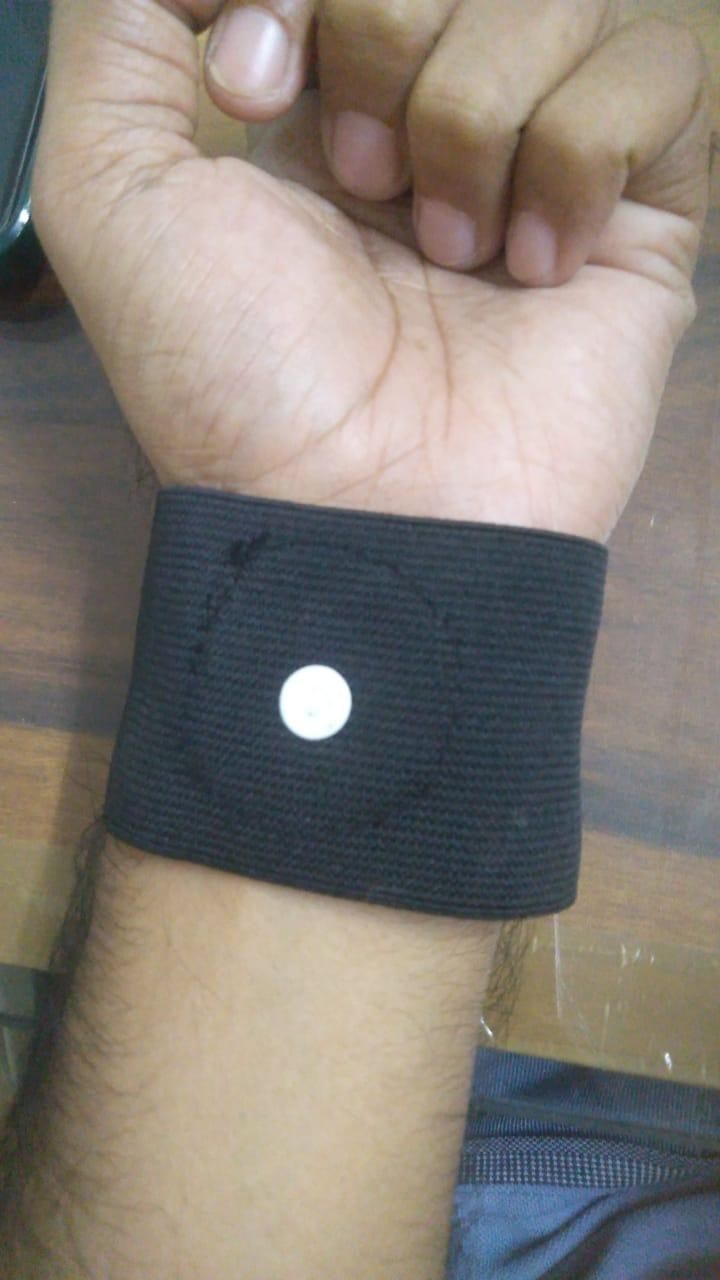 Sugar Control Wristband (Black Color)